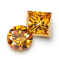 Orange Yellow  Diamond
