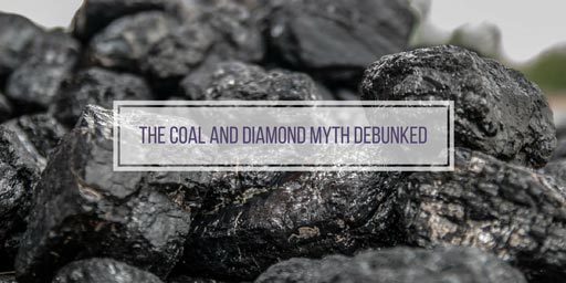 diamond made of coal