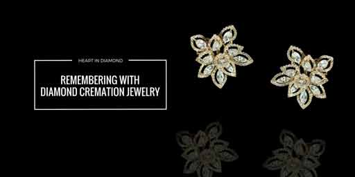 diamond and gold earrings in the shape of leaves