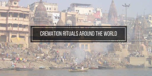 india's ganges where people are holding cremation rituals