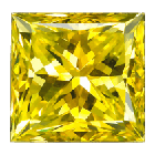 Yellow-Green diamond made from cremated ashes image