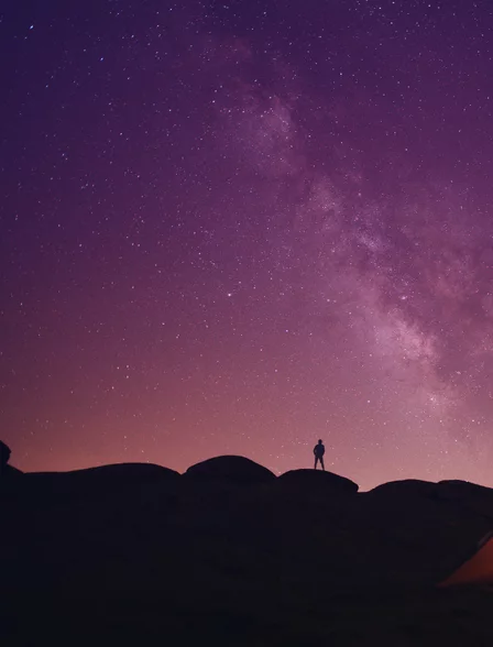Cielo nocturno estrellado