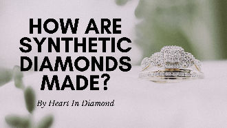 golden synthetic diamond ring